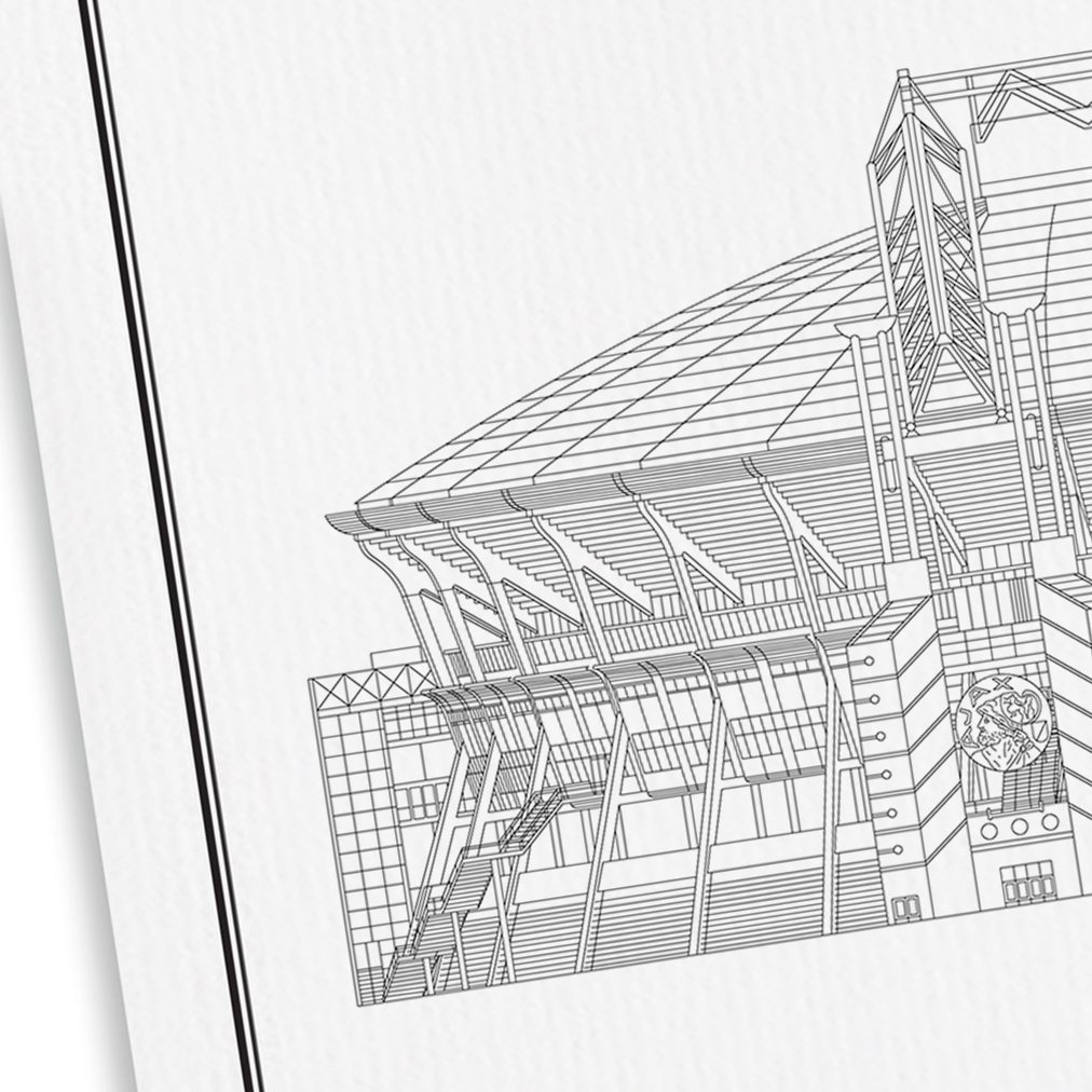 Poster van Johan Cruijff ArenA | WIJCK. 